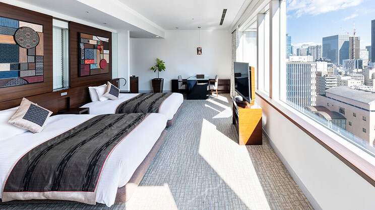 Executive corner twin